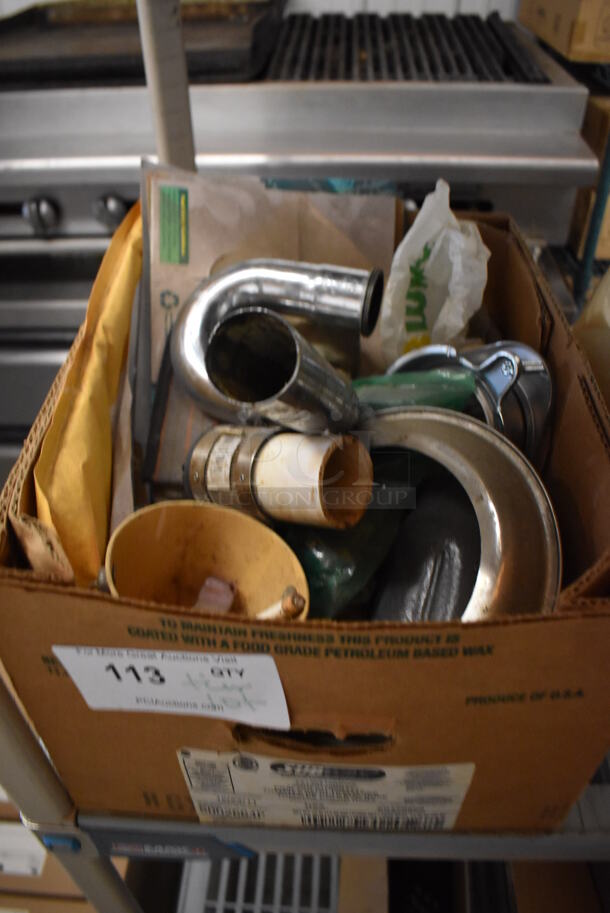 ALL ONE MONEY! Tier Lot of Various Items Including Poly Strips and Metal Pipes - Image 4 of 4