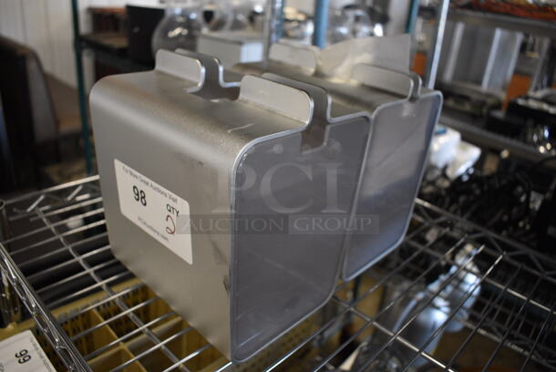 2 Gray Countertop Napkin Dispensers. 7x6x8. 2 Times Your Bid! - Image 2 of 4