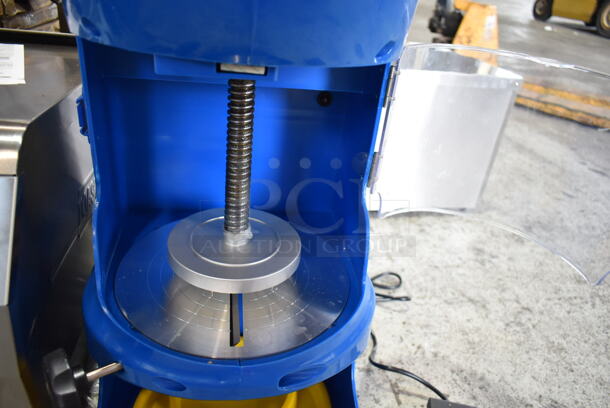 BRAND NEW SCRATCH AND DENT! 2023 Carnival King 382IBS250 Metal Countertop Ice Shaver. See Pictures For Damage to Back. 120 Volts, 1 Phase. Tested and Does Not Power On
 - Image 6 of 10