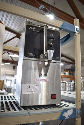Curtis SCGEM-3+5 Stainless Steel Commercial Coffee Server Base w/ Satellite Server.