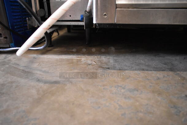 Maxx Cold MCR-23FDRE Stainless Steel Commercial Single Door Reach In Cooler w/ Poly Coated Racks on Commercial Casters. Missing 1 Caster. 115 Volts, 1 Phase. Tested and Working! - Image 4 of 7