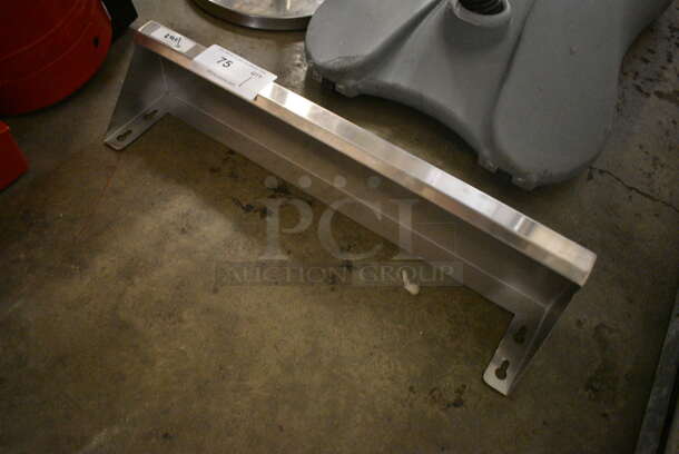 Stainless Steel Wall Mount Shelf. 24x5x5 - Image 2 of 3
