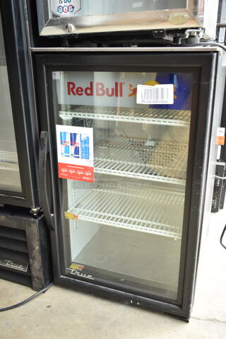 2019 True GDM-06-34-HC Metal Commercial Single Door Mini Cooler Merchandiser. 115 Volts, 1 Phase. Tested and Working!