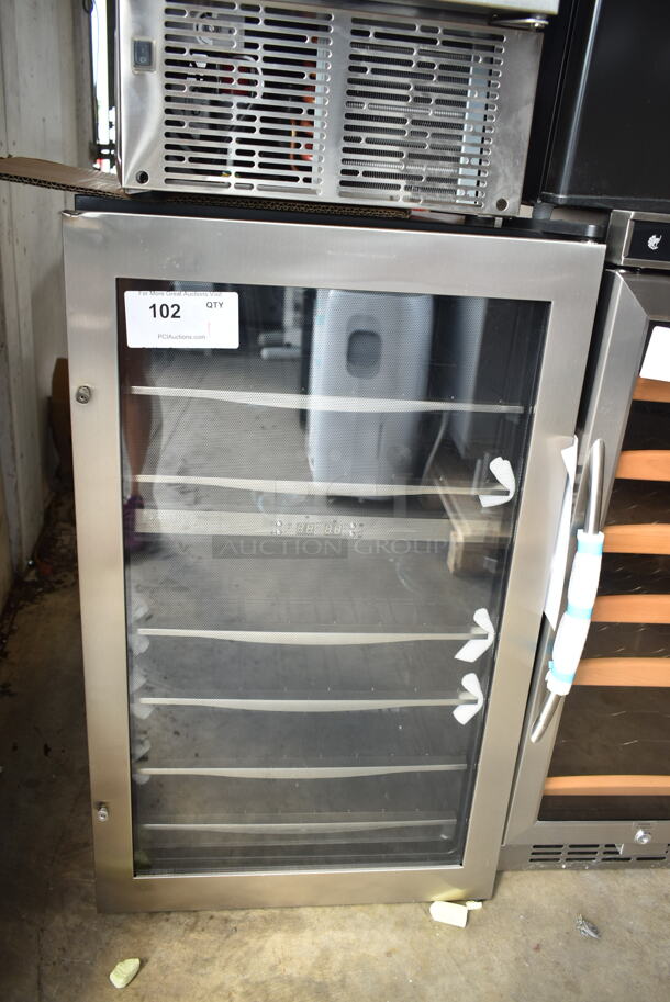 BRAND NEW SCRATCH AND DENT! Danby DWC040A3BSSDD 38 Bottle Free-Standing Metal Wine Cooler Merchandiser. 115 Volts, 1 Phase. Tested and Working! - Image 3 of 5