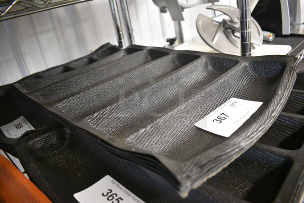 12 Black Silform 5 Loaf Baking Pan Liners. 13x18x1. 12 Times Your Bid! - Image 2 of 3