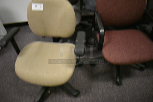 6 office chairs in a variety of colors. 6 Times Your Bid!  (Main Building) - Image 3 of 6