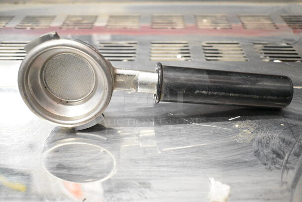 Optima Stainless Steel Commercial Countertop 2 Group Espresso Machine w/ 2 Portafilters. 208 Volts, 1 Phase.  - Image 5 of 9