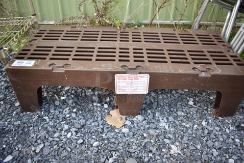 Brown Poly Dunnage Rack. 48x21x12