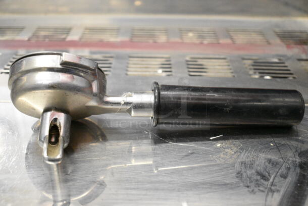 Optima Stainless Steel Commercial Countertop 2 Group Espresso Machine w/ 2 Portafilters. 208 Volts, 1 Phase.  - Image 6 of 9
