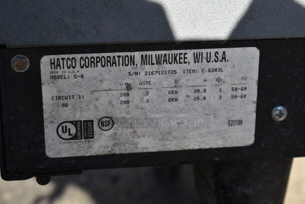 Hatco C-G Metal Commercial Hot Water Booster Heater. 208 Volts, 1/3 Phase. - Image 3 of 5