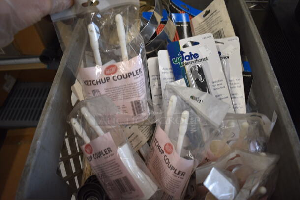 ALL ONE MONEY! Lot of Various BRAND NEW! Items Including Corkscrew, Ketchup Couplers and Basting Brushes - Image 3 of 5