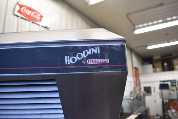 LATE MODEL! Blodgett BLCT-62 H / CPE 2.06 Stainless Steel Commercial Electric Powered Combi Oven w/ Hoodini Hood on Commercial Casters. 208 Volts, 3 Phase. 44x41x84 - Image 6 of 10
