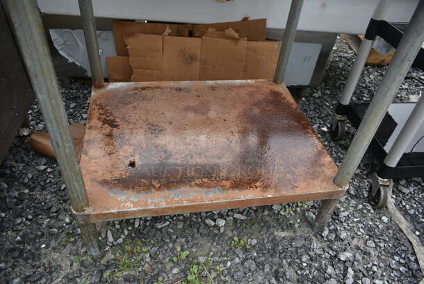 Stainless Steel Table w/ Metal Under Shelf. - Image 4 of 5
