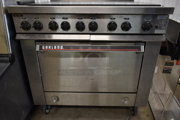 Garland 3GER39 Stainless Steel Commercial Electric Powered Flat Top Griddle w/ Oven. 208 Volts. - Image 4 of 6