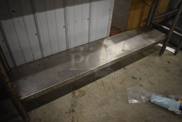 Stainless Steel Commercial Table w/ Sink Bay, Under Shelf and Back/Side Splash Guards. 65x18.5x43 - Image 3 of 5