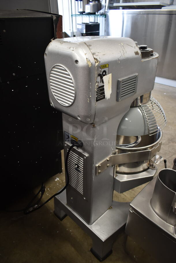 Galaxy 177GMIX20 Commercial 20 Quart Planetary Dough Mixer w/ Stainless Steel Mixing Bowl, Bowl Guard, Dough Hook and Paddle Attachments. 110 Volts, 1 Phase. Cannot Test Due To Cut Power Cord - Image 7 of 9