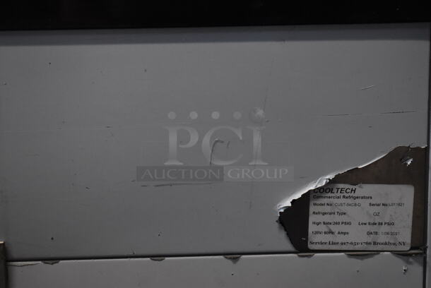 Cooltech CUST-54CB-D Stainless Steel Commercial Floor Style Deli Display Case Merchandiser. 120 Volts, 1 Phase. 54.5x31x43.5. Tested and Does Not Power On - Image 7 of 7