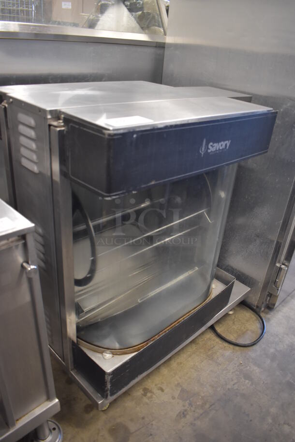 Savory Stainless Steel Commercial Countertop Electric Powered Rotisserie Oven. 208/240 Volts, 3 Phase. 34x25x37 - Image 4 of 7