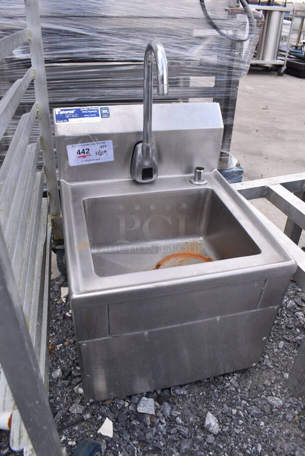 Universal Stainless Steel Commercial Single Bay Sink w/ Faucet. 15.5x16.5x25 - Image 2 of 5