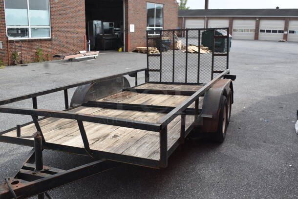 Bye-Rite Trailers Metal Flat Top Open Trailer w/ Rear Lowering Ramp. Does Not Have Title.   - Image 4 of 11