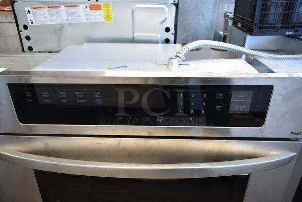 2021 LG LWS3063ST Stainless Steel Electric Powered Convection Oven. 120/208-240 Volts, 1 Phase.  - Image 2 of 4