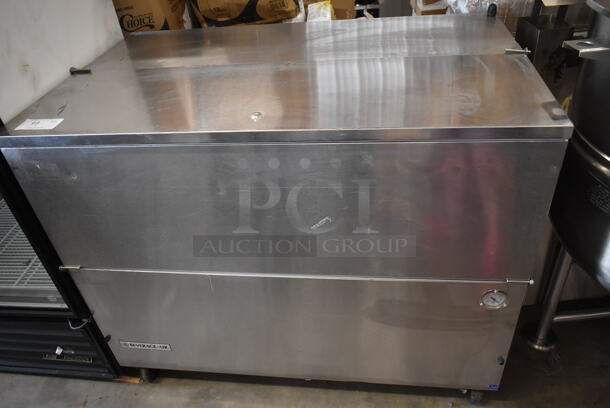 Beverage Air SM49N Stainless Steel Commercial Milk Cooler on Commercial Casters. 115 Volts, 1 Phase. Tested and Working! - Image 1 of 5