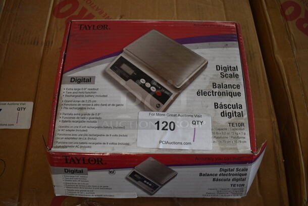 BRAND NEW IN BOX! Taylor TE10R Metal Countertop Food Portioning Scale. - Image 2 of 3