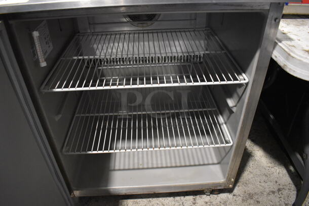 Victory UR-27-SST Stainless Steel Commercial Single Door Undercounter Cooler on Commercial Casters. 115 Volts, 1 Phase. 27x30x34. Tested and Powers On But Does Not Get Cold - Image 6 of 6