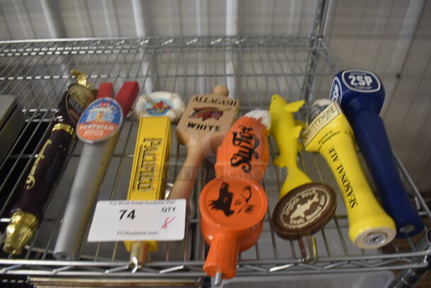 8 Various Beer Taps Including Pacifico, Allagash, Yuengling, Victory, Shy Fox and More! 8 Times Your Bid!