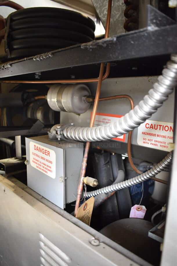 Taylor 8756-27 Stainless Steel Commercial Floor Style Water Cooled 2 Flavor w/ Twist Soft Serve Ice Cream Machine on Commercial Casters. 208-230 Volts, 1 Phase. - Image 10 of 12