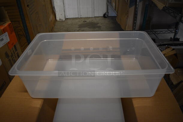 ALL ONE MONEY! Lot of 6 Cambro Poly Full Size Drop In Bins! 1/1x6