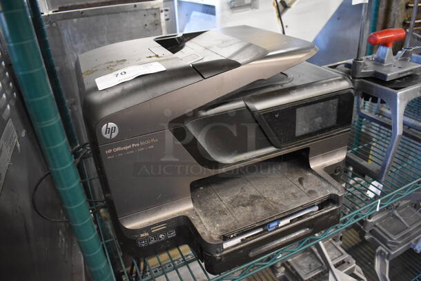 HP Officejet Pro 8600 Plus Metal Countertop Scanner Copier Printer. 19x18x12 - Image 4 of 5