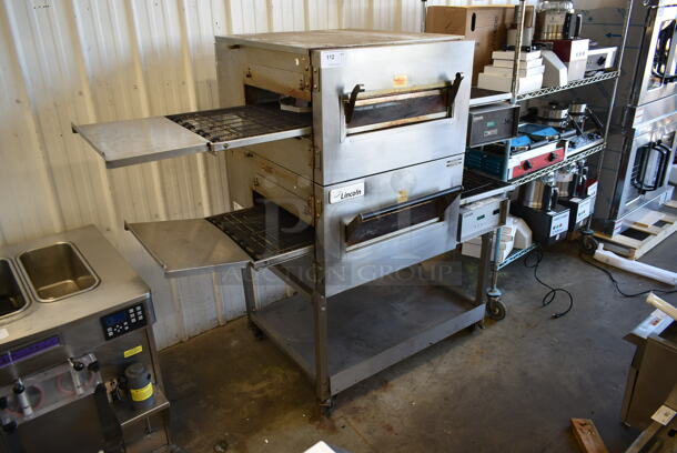 2 2016 Lincoln Impinger 1132-002-U-K1841 Stainless Steel Commercial Electric Powered Conveyor Pizza Oven on Commercial Casters. 208 Volts, 3 Phase. 2 Times Your Bid! - Image 3 of 10