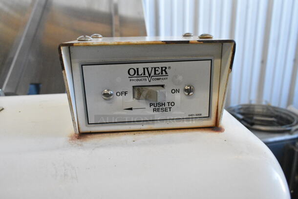 Oliver 797-21 Metal Commercial Floor Style Bread Loaf Slicer on Commercial Casters. 115 Volts, 1 Phase. Tested and Working! - Image 3 of 7