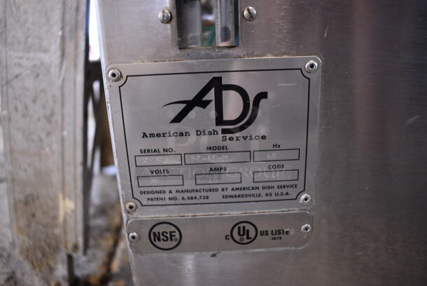 American Dish Service Model ET-AP-M Stainless Steel Commercial Undercounter Dishwasher. Comes w/ Power Supply. 120 Volts, 1 Phase. 24x27x34 - Image 9 of 9