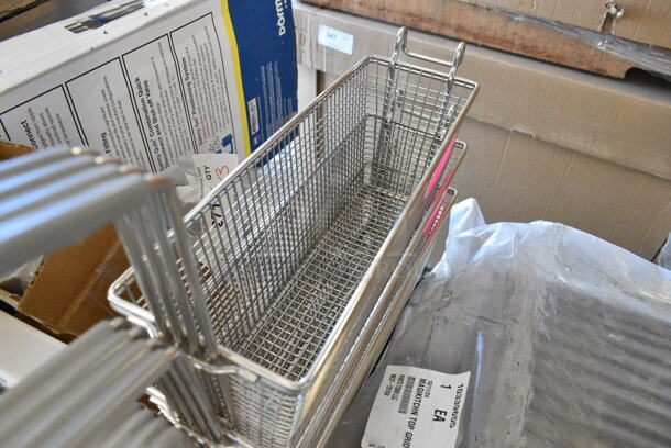 3 BRAND NEW SCRATCH AND DENT! Metal Fry Baskets. 3 Times Your Bid!  - Image 3 of 4