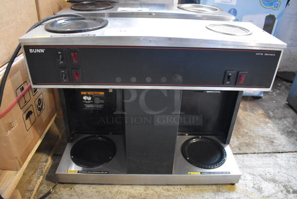 Bunn VPS Stainless Steel Commercial Countertop 3 Burner Coffee Machine. 120 Volts, 1 Phase. 23x8x19 - Image 1 of 4