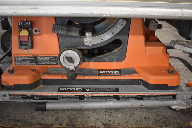 Rigid TS2400-1 Countertop Table Saw. 48x29x17. Tested and Working! - Image 7 of 8