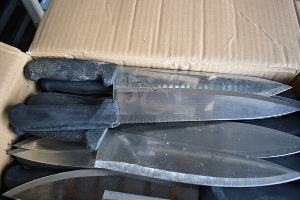 45 SHARPENED Stainless Steel Chef Knives. 45 Times Your Bid! - Image 4 of 4