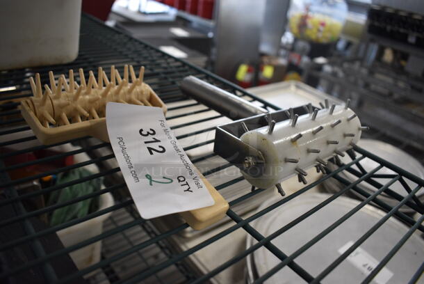 2 Dough Dockers; Metal and Poly. 5x2.5x8, 5.5x2.5x8. 2 Times Your Bid! - Image 2 of 4