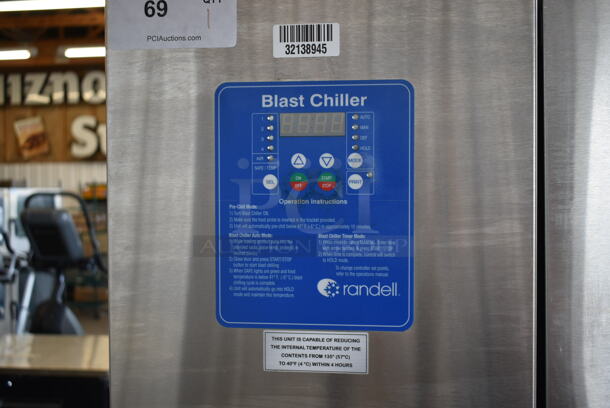 2015 Randell BC-18 Stainless Steel Commercial Blast Freezer. 115/230 Volts, 1 Phase.  - Image 2 of 8