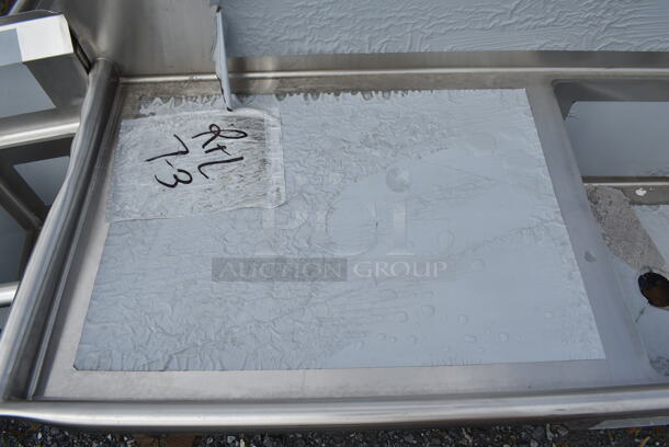 BRAND NEW SCRATCH AND DENT! Regency Spec Line Stainless Steel 3 Bay Sink w/ Dual Drain Boards. No Legs.   - Image 8 of 9