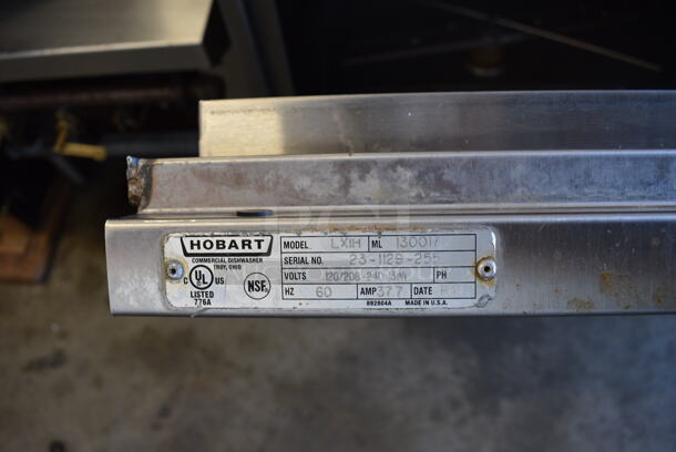 Hobart Model LXIH Stainless Steel Commercial Undercounter Dishwasher. 120/208-240 Volts, 1 Phase. 24x25.5x34 - Image 6 of 7