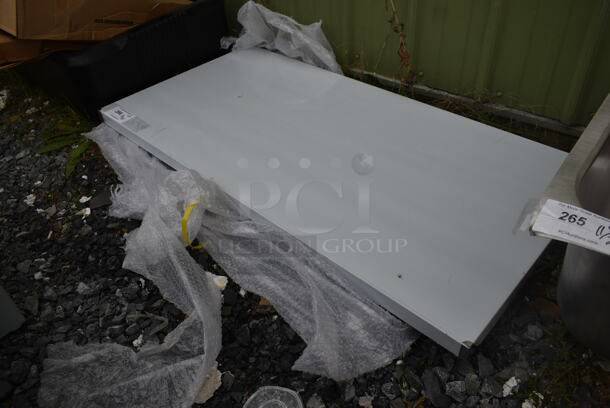 BRAND NEW SCRATCH AND DENT! Regency Stainless Steel Tabletop and Under Shelf. - Image 2 of 5