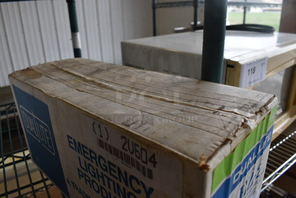 BRAND NEW IN BOX! Dual Lite Emergency Lighting Products EZ-2 Two Headed Emergency Light - Image 2 of 3