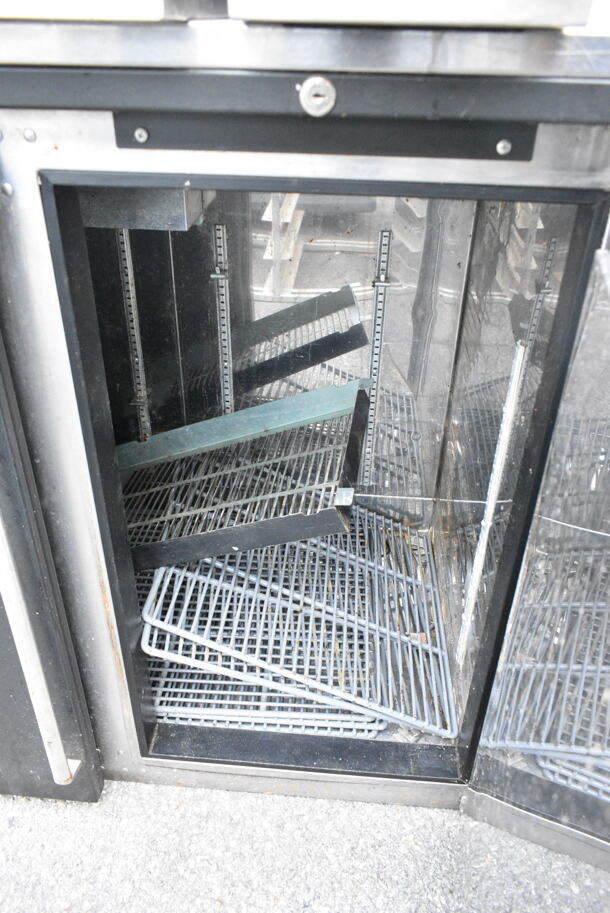 Perlick NS52 Metal Commercial 2 Door Back Bar Cooler. 115 Volts, 1 Phase.  - Image 5 of 6