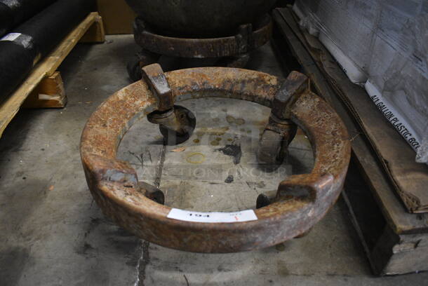 Metal Commercial Mixing Bowl Dolly on Commercial Casters. 16.5x16.5x7 - Image 1 of 4