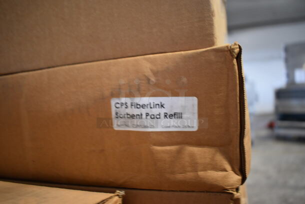 5 Boxes of BRAND NEW IN BOX! CPS FiberLink Sorbent Pad Refills. 5 Times Your Bid! - Image 3 of 4