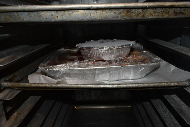 Metal Commercial 3 Section Pan Rack. (dish room) - Image 7 of 7