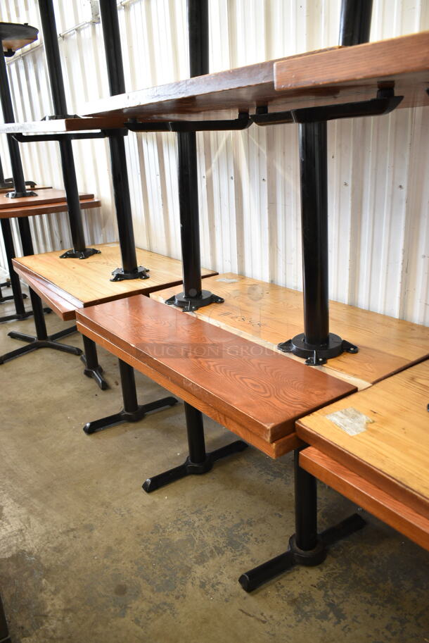 16 Wooden Tables Including 9 Dining Height and 7 Bar Height. 16 Times Your Bid! - Image 4 of 12